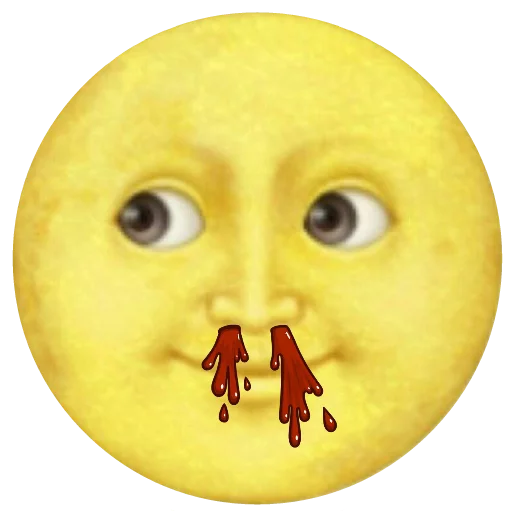 мультфильм щека смайлик