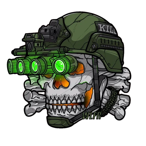 Стикер BonesWLFR - 1