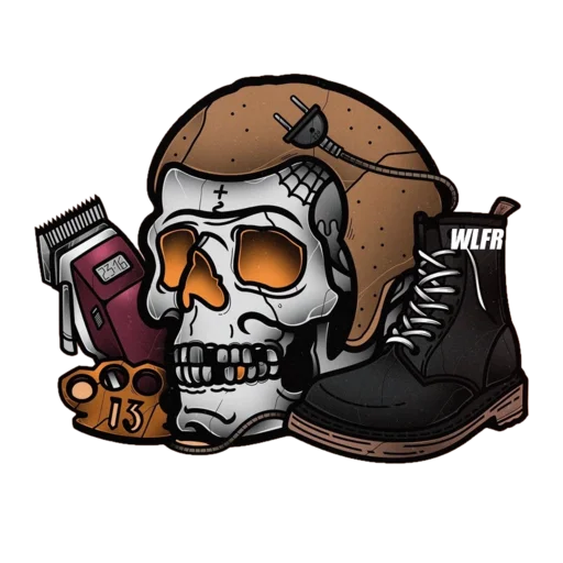 Sticker BonesWLFR - 1