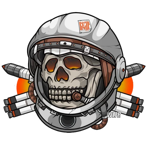 Sticker BonesWLFR - 1