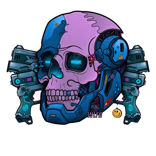 Sticker BonesWLFR - 1