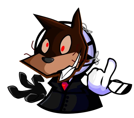 Стикер Бобик: ремейк @TomTheRaccoon - 1