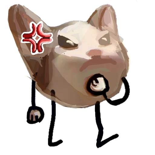 cartoon animal figure pig