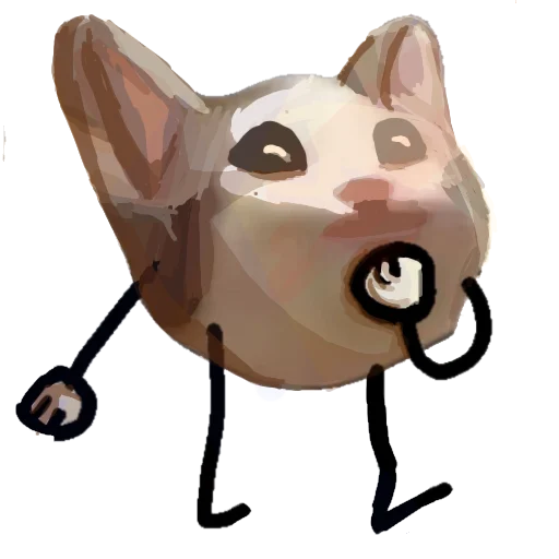 animal figure pig illustration