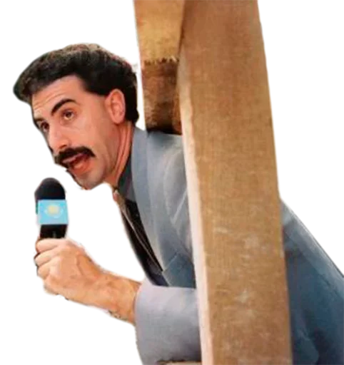 Стикер Borat @stickersb2b - 0