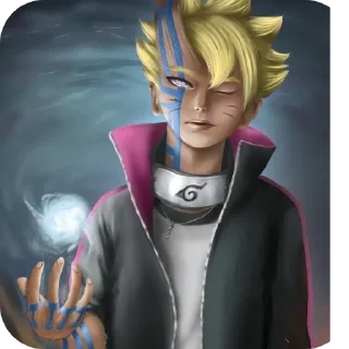 Sticker Боруто эдит карма - 5