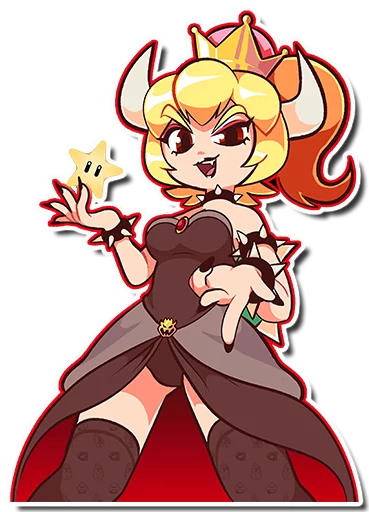 Sticker Bowsette - 11