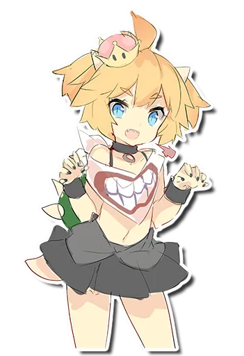Sticker Bowsette - 5