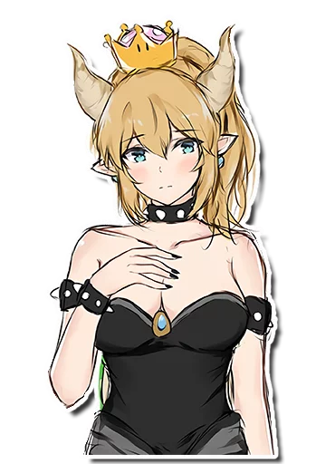 Sticker Bowsette - 3