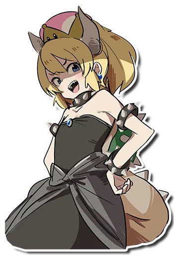 Sticker Bowsette - 1