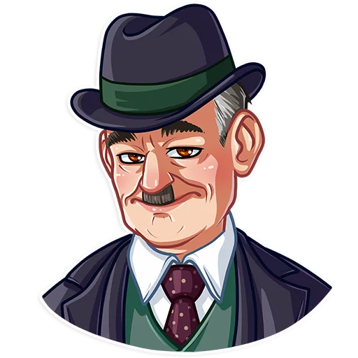 человеческое лицо шляпа рисование