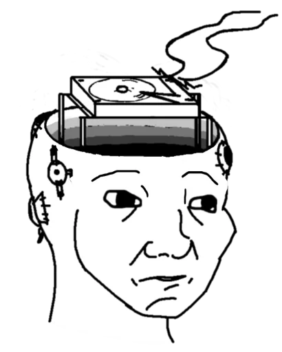 Sticker BrainletGuy - 1