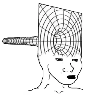 Стикер Brainlet - 3