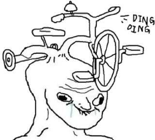 Стикер Brainlet - 1