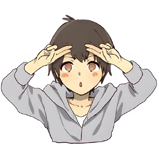 Sticker Братец-кун @nyasticks - 2