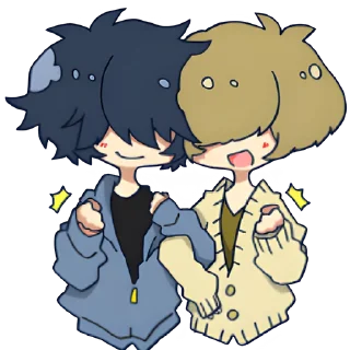 Sticker Братский пак @nyasticks - 0