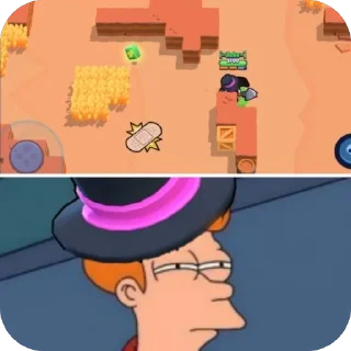 Стикер Бравл мем - 6