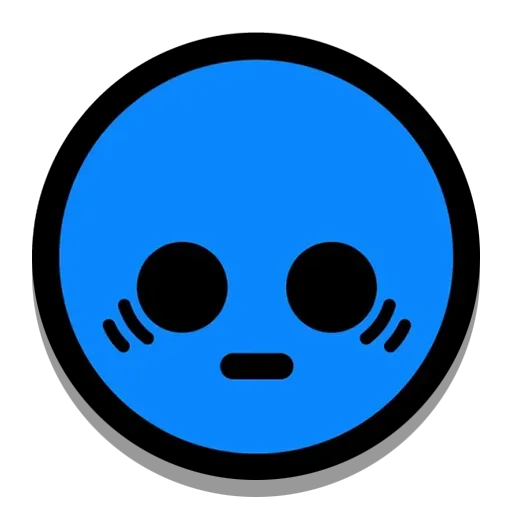 мультфильм круг смайлик