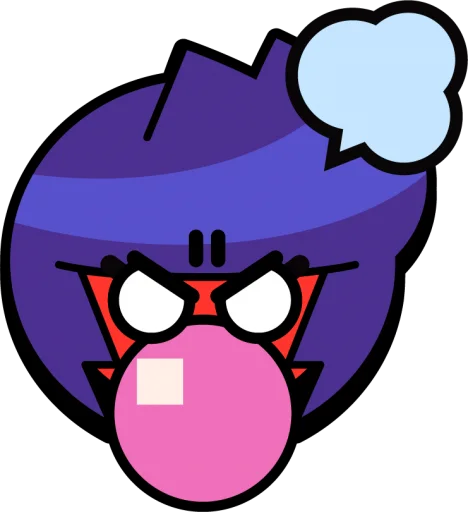 Стикер Brawl Stars Bibi @Suite_Nektah - 7