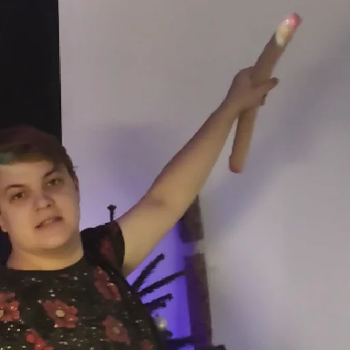 person human face wall