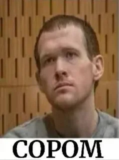 Стикер Brenton Tarrant @voenkomat1488 - 0