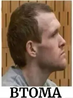 Стикер Brenton Tarrant @voenkomat1488 - 10