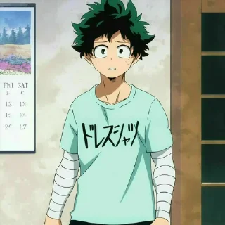 Sticker Izuku Midoriya @BR_Gif - 4