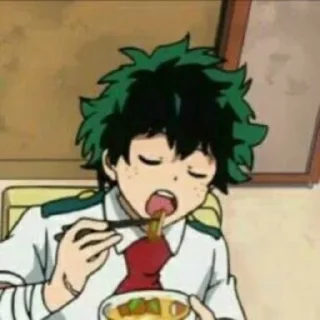 Sticker Izuku Midoriya @BR_Gif - 1