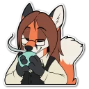 Стикер British Red Fox - 2