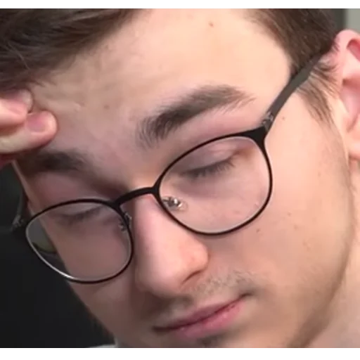 person human face forehead