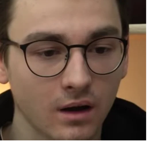 person selfie forehead