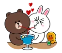 Стикер Brown & Cony Mix - 2