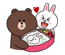 Стикер Brown & Cony Mix - 0