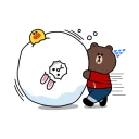 Стикер Brown & Cony Mix - 11