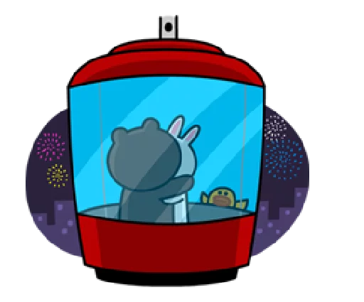 Sticker BrownConySecretDate - 1