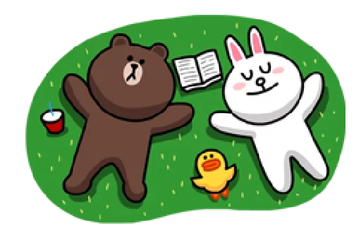 Стикер BrownConySecretDate - 1