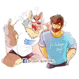 Стикер Brown.karamel - 6