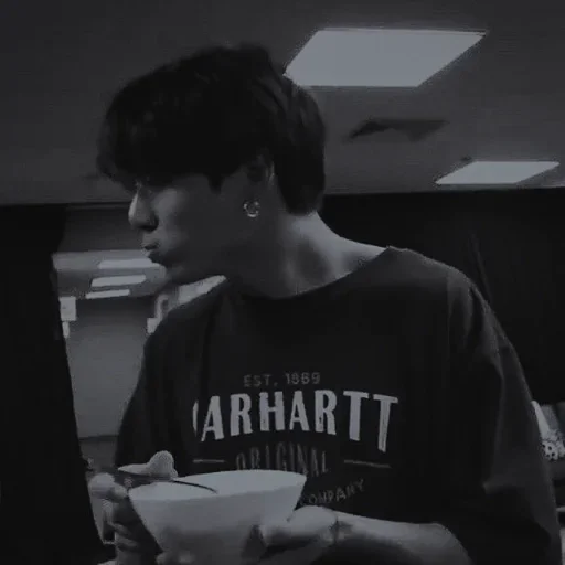 person black and white human face