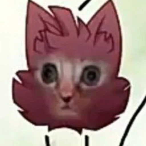 кошка эскиз рисование