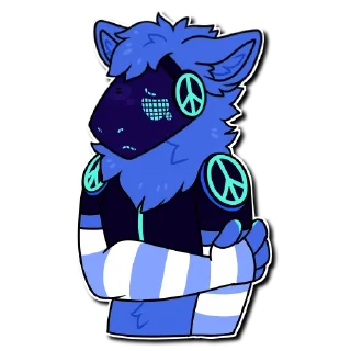 Sticker Breeze the protogen - 5