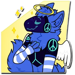 Sticker Breeze the protogen - 9