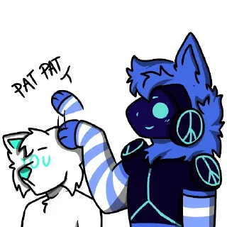 Sticker Breeze the protogen - 6