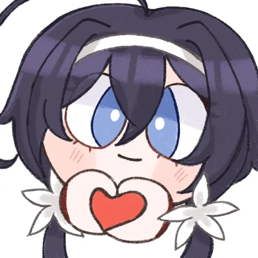 Sticker Чибики бсд;р - 10