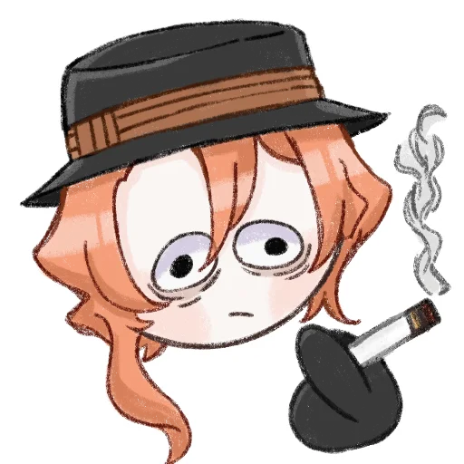 Sticker Чибики бсд;р - 7