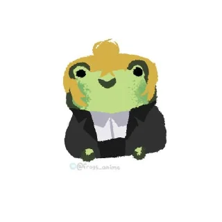 Стикер Бсд жабки| автор артов: @frogs_anime| @Stickers - 7