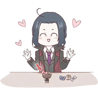 Sticker Bsd kawaii pack @jack_ripper1 - 5