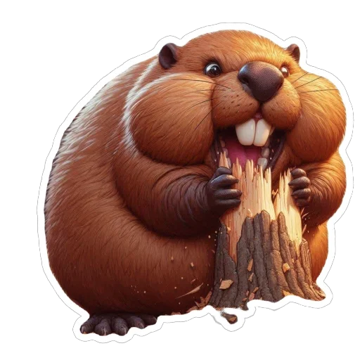 Sticker Bubr_kurwa - 1