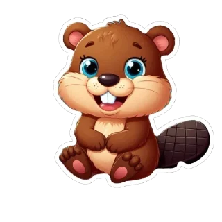 Стикер Bubr kurwa - 4