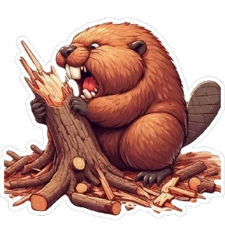 Стикер Bubr kurwa - 6