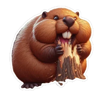 Стикер Bubr kurwa - 3